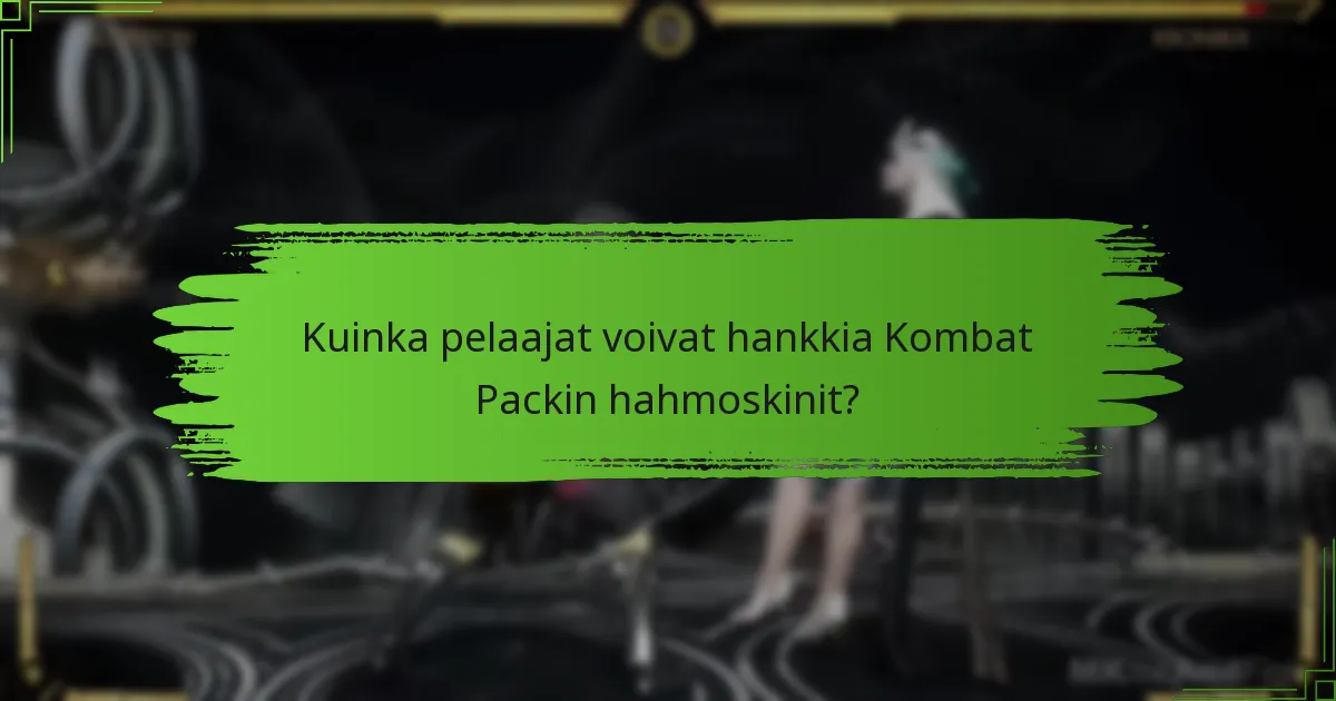 Mitä visuaalisia parannuksia Kombat Pack tuo mukanaan?