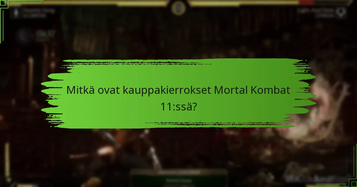 Kuinka kauppakierrokset vertautuvat muihin pelin sisäisiin ostojärjestelmiin?